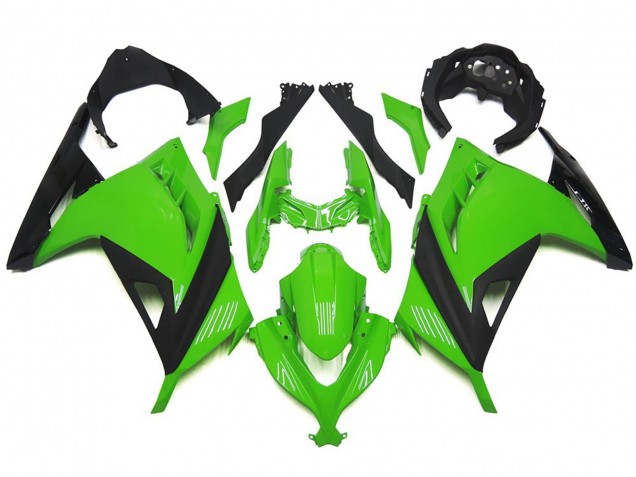 13-18 Glanzgrün & Schwarz Ninja 300 Motorrad Verkleidung 13-18 Glanzgrün & Schwarz Ninja 300 Motorrad Verkleidung