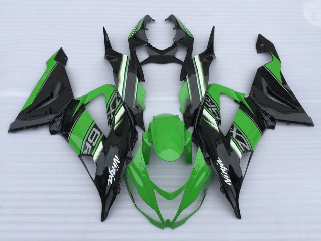 13-18 Grün & Schwarz Glanz ZX6R Motorrad Verkleidung 13-18 Grün & Schwarz Glanz ZX6R Motorrad Verkleidung