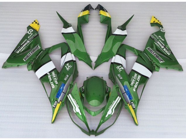 13-18 Grüner Logostil ZX6R Motorrad Verkleidung 13-18 Grüner Logostil ZX6R Motorrad Verkleidung