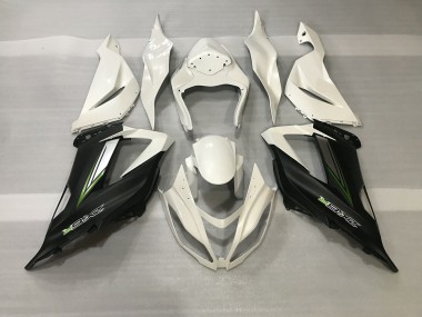 13-18 Kristallweiß & Satinschwarz ZX6R Motorrad Verkleidung