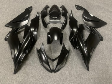13-18 Matt Schwarz & Schutzbeschichtung ZX6R Motorrad Verkleidung