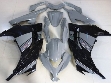 13-18 Nardo Grau & Schwarz Ninja 300 Motorrad Verkleidung