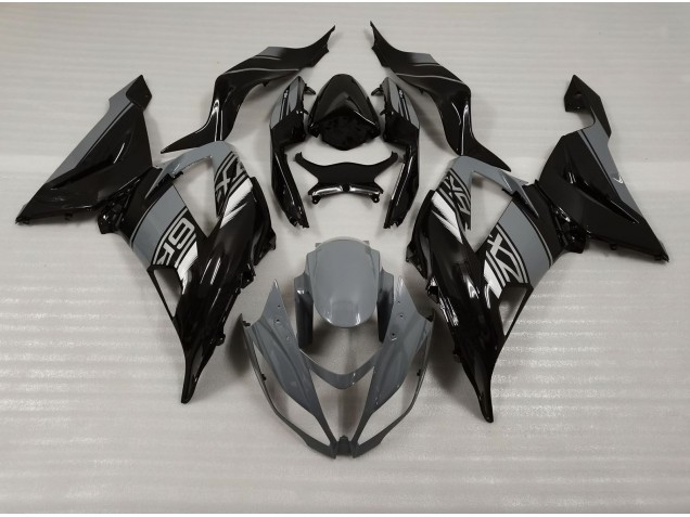 13-18 Nardo & Schwarz ZX6R Motorrad Verkleidung 13-18 Nardo & Schwarz ZX6R Motorrad Verkleidung