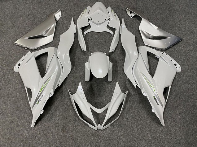 13-18 Perlweiss ZX6R Motorrad Verkleidung 13-18 Perlweiss ZX6R Motorrad Verkleidung