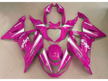 13-18 Rosa Ninja ZX6R Motorrad Verkleidung