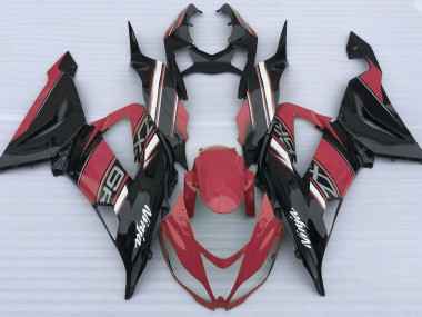 13-18 Rot Glänzend & Schwarz ZX6R Motorrad Verkleidung