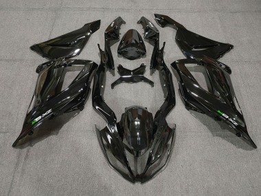 13-18 Schwarz Glänzend Mit Aufklebern ZX6R Motorrad Verkleidung