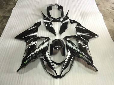 13-18 Schwarz Ninja ZX6R Motorrad Verkleidung