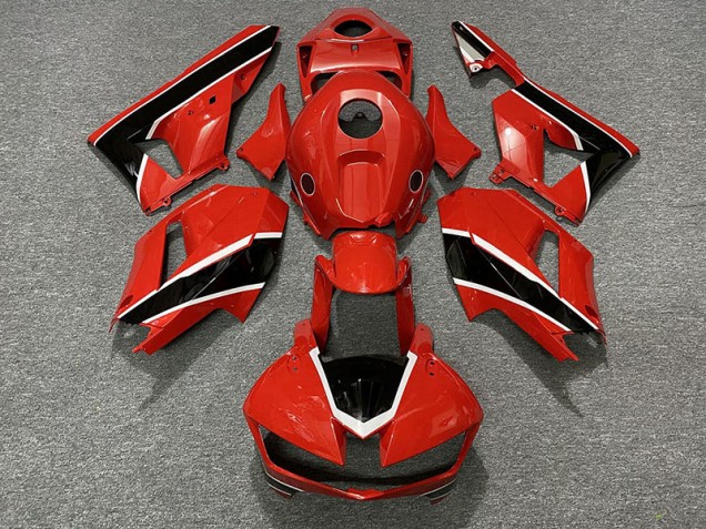 13-23 Aufkleber In Glänzendem Rot Schwarz & Weiß CBR600RR Motorrad Verkleidung 13-23 Aufkleber In Glänzendem Rot Schwarz & Weiß CBR600RR Motorrad Verkleidung