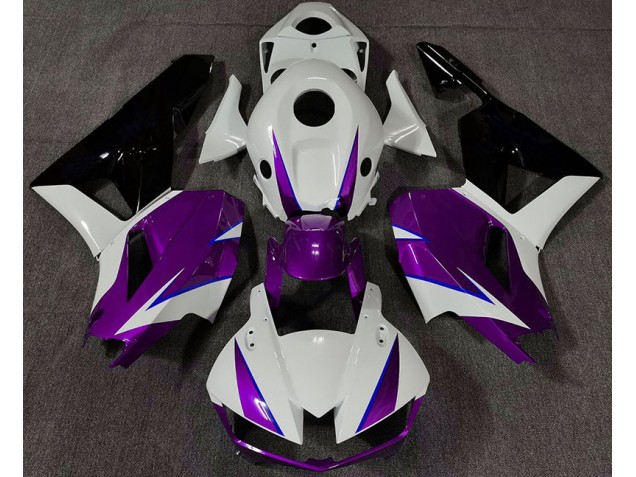 13-23 Glanz Lila Weiß & Blau CBR600RR Motorrad Verkleidung