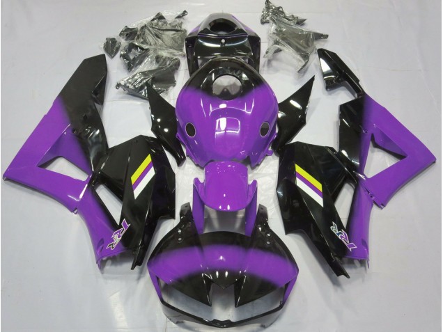 13-23 Glanz Lila & Schwarz Verblassend CBR600RR Motorrad Verkleidung 13-23 Glanz Lila & Schwarz Verblassend CBR600RR Motorrad Verkleidung