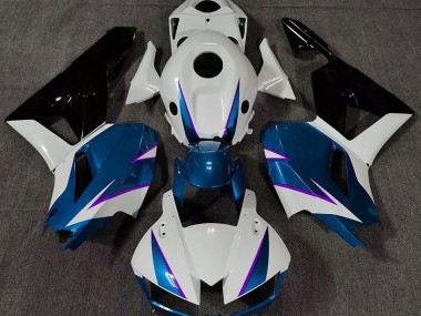 13-23 Glänzend Blau Weiß & Lila CBR600RR Motorrad Verkleidung