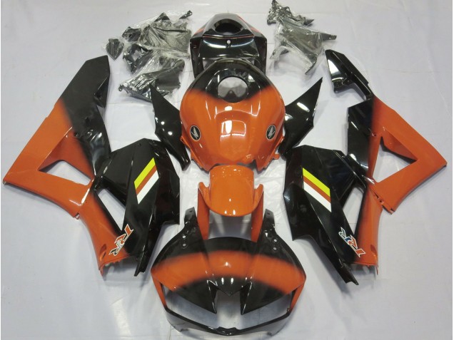 13-23 Glanzorange & Schwarz Verblassen CBR600RR Motorrad Verkleidung 13-23 Glanzorange & Schwarz Verblassen CBR600RR Motorrad Verkleidung