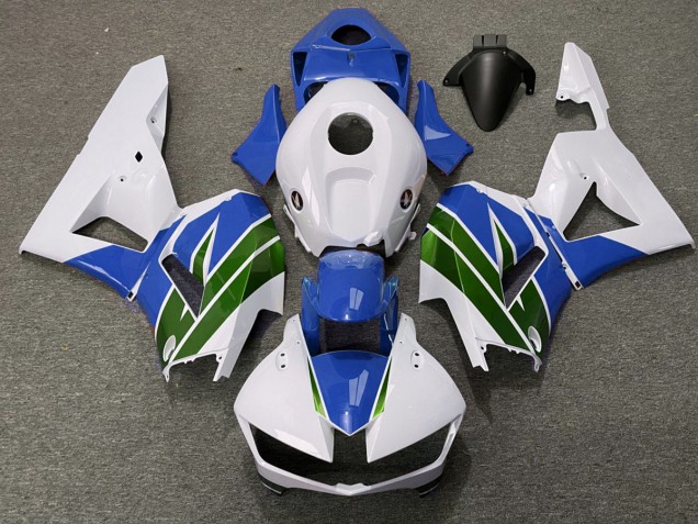13-23 Grün & Blau Glänzend CBR600RR Motorrad Verkleidung 13-23 Grün & Blau Glänzend CBR600RR Motorrad Verkleidung