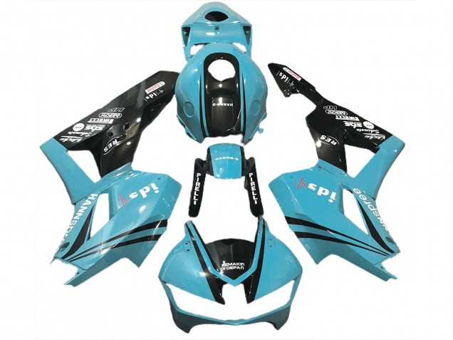 13-23 Hellblau & Logos CBR600RR Motorrad Verkleidung 13-23 Hellblau & Logos CBR600RR Motorrad Verkleidung