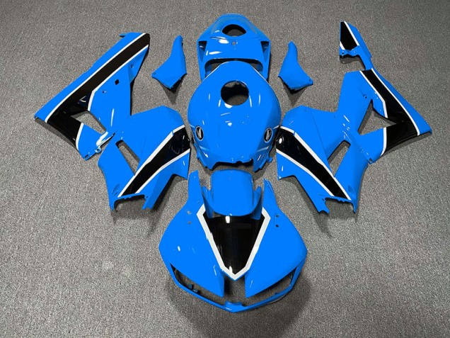 13-23 Hellblau & Schwarz Glänzend CBR600RR Motorrad Verkleidung 13-23 Hellblau & Schwarz Glänzend CBR600RR Motorrad Verkleidung