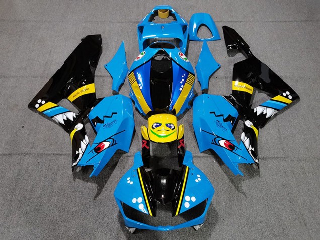 13-23 Himmelblau Custom CBR600RR Motorrad Verkleidung 13-23 Himmelblau Custom CBR600RR Motorrad Verkleidung