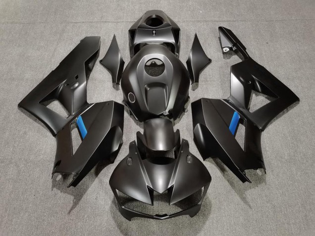 13-23 Matt Schwarz & Hellblau CBR600RR Motorrad Verkleidung 13-23 Matt Schwarz & Hellblau CBR600RR Motorrad Verkleidung