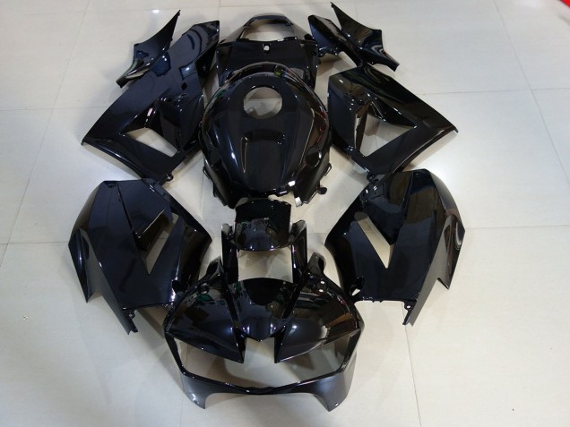 13-23 Schwarz Glänzend CBR600RR Motorrad Verkleidung 13-23 Schwarz Glänzend CBR600RR Motorrad Verkleidung