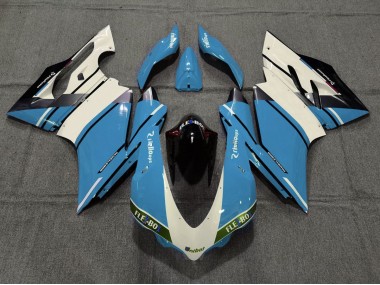 15-17 Hellblau OEM Stil Ducati 959 1299 Motorrad Verkleidung