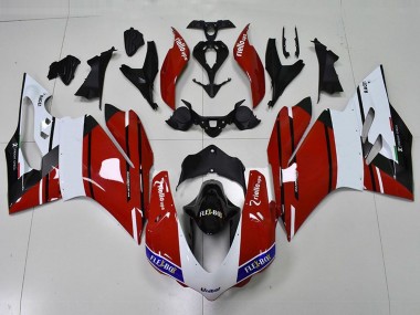 15-17 Rot & Weiß Ducati 959 1299 Motorrad Verkleidung