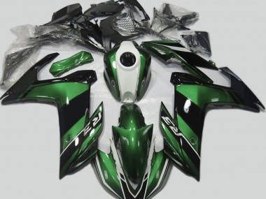 15-18 Grün & Schwarz Glänzend R3 Motorrad Verkleidung