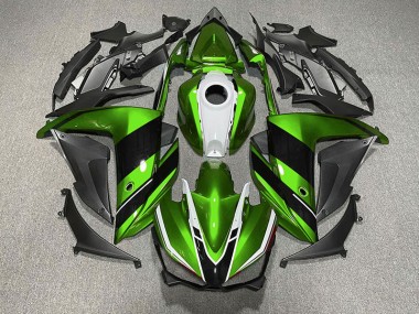 15-18 Grün Schwarz & Weiß R3 Motorrad Verkleidung