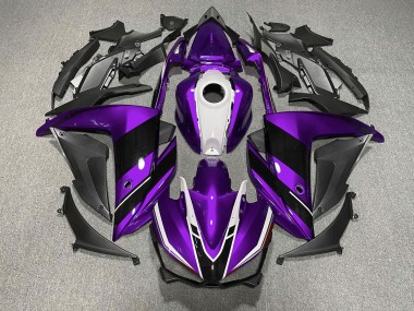 15-18 Lila-Schwarz-Weiß R3 Motorrad Verkleidung