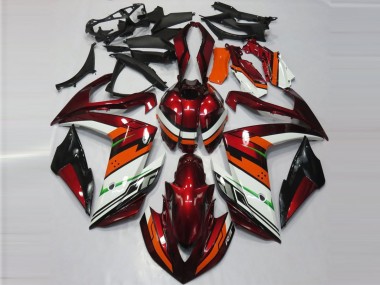 15-18 Orange & Kastanienbraun R3 Motorrad Verkleidung