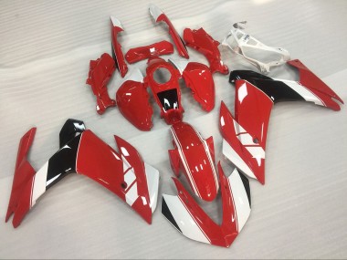 15-18 Rot & Glänzend Weiß R3 Motorrad Verkleidung