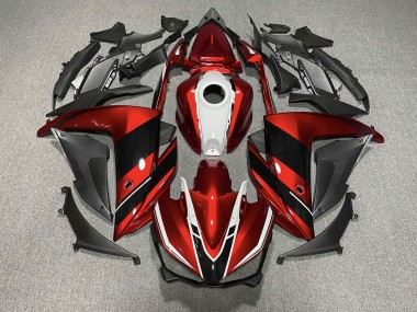 15-18 Rot Schwarz & Weiß R3 Motorrad Verkleidung