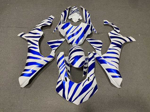 15-19 Blaues Zebra R1 Motorrad Verkleidung 15-19 Blaues Zebra R1 Motorrad Verkleidung
