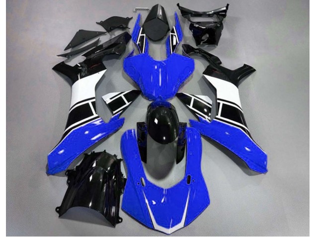 15-19 Glänzend Blau Weiß & Schwarz R1 Motorrad Verkleidung 15-19 Glänzend Blau Weiß & Schwarz R1 Motorrad Verkleidung