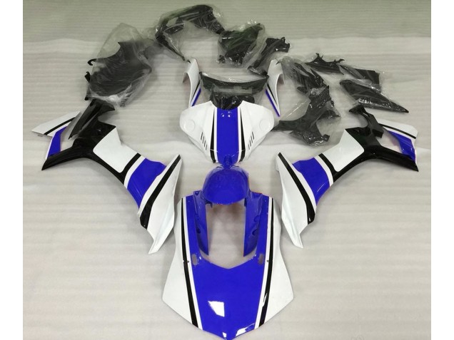 15-19 Glänzend Weiß Blau & Schwarz R1 Motorrad Verkleidung 15-19 Glänzend Weiß Blau & Schwarz R1 Motorrad Verkleidung