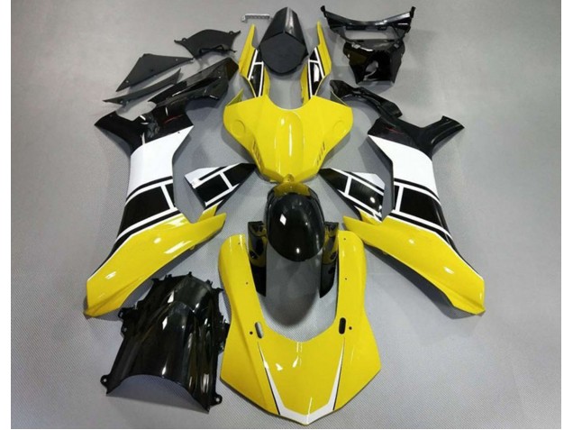 15-19 Glänzendes Gelb Weiß & Schwarz R1 Motorrad Verkleidung 15-19 Glänzendes Gelb Weiß & Schwarz R1 Motorrad Verkleidung