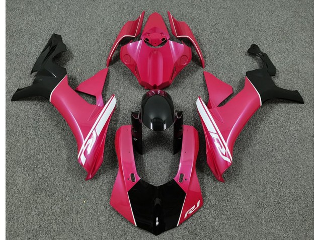 15-19 Hot Pink & Schwarz R1 Motorrad Verkleidung 15-19 Hot Pink & Schwarz R1 Motorrad Verkleidung