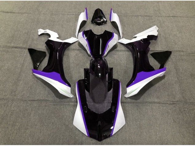 15-19 Lila-Schwarz-Weiß R1 Motorrad Verkleidung 15-19 Lila-Schwarz-Weiß R1 Motorrad Verkleidung