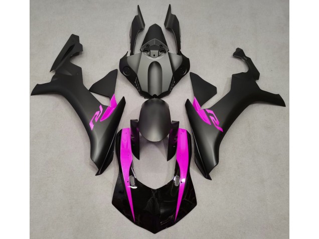 15-19 Matt Schwarz & Pink R1 Motorrad Verkleidung 15-19 Matt Schwarz & Pink R1 Motorrad Verkleidung
