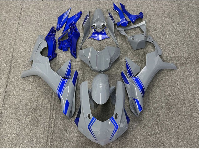15-19 Nardo Grau & Blaue Akzente R1 Motorrad Verkleidung 15-19 Nardo Grau & Blaue Akzente R1 Motorrad Verkleidung