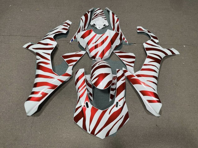 15-19 Rot Zebra R1 Motorrad Verkleidung 15-19 Rot Zebra R1 Motorrad Verkleidung