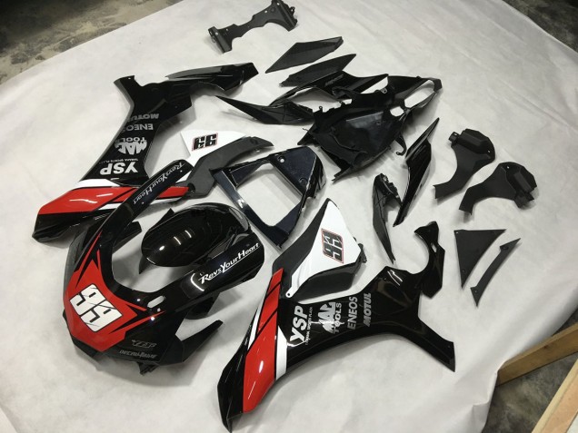 15-19 Schwarz Rot & Gelb R1 Motorrad Verkleidung 15-19 Schwarz Rot & Gelb R1 Motorrad Verkleidung