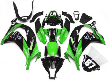16-19 Grün & Schwarz ZX10R Motorrad Verkleidung