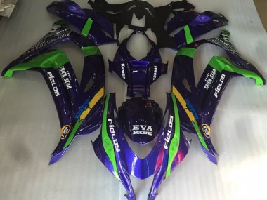 16-19 Lilagrün & Glanz ZX10R Motorrad Verkleidung