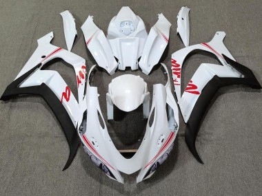 16-19 Perlweiß & Rot Logos ZX10R Motorrad Verkleidung