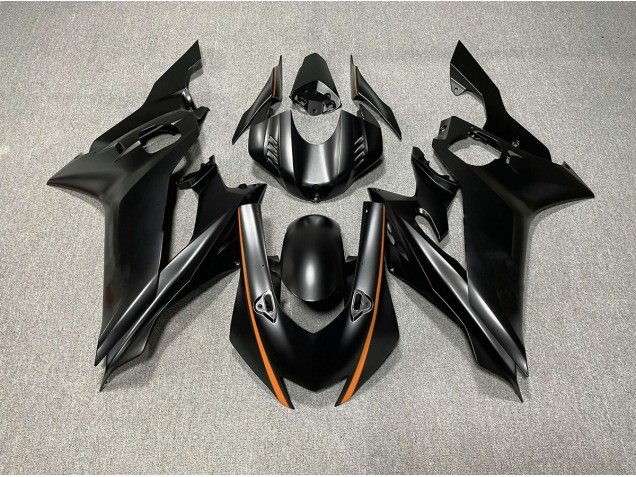 17-21 Matt Schwarze & Orange Akzente R6 Motorrad Verkleidung 17-21 Matt Schwarze & Orange Akzente R6 Motorrad Verkleidung
