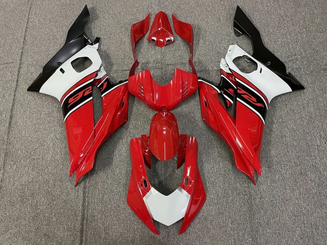 17-21 Rot Weiß & Schwarz R6 Motorrad Verkleidung 17-21 Rot Weiß & Schwarz R6 Motorrad Verkleidung
