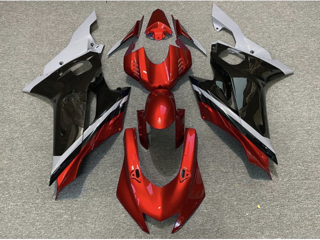 17-21 Zement Schwarz & Rot R6 Motorrad Verkleidung 17-21 Zement Schwarz & Rot R6 Motorrad Verkleidung
