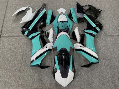 17-23 Glänzend Cyan Weiß & Schwarz CBR1000RR Motorrad Verkleidung