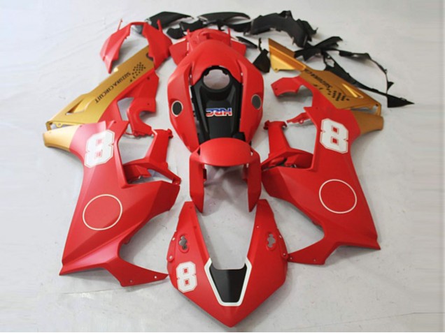 17-23 Matt Rot & Matt Gold CBR1000RR Motorrad Verkleidung 17-23 Matt Rot & Matt Gold CBR1000RR Motorrad Verkleidung