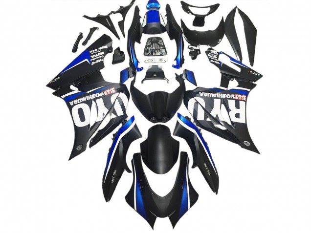 17-23 Matt Schwarz & Blau GSXR 1000 Motorrad Verkleidung 17-23 Matt Schwarz & Blau GSXR 1000 Motorrad Verkleidung